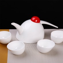 骨瓷喜鵲茶具整套茶具功夫陶瓷茶壺茶杯送客戶禮品定制