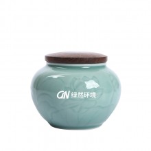 龍泉青瓷 茶葉罐陶瓷小號儲物罐高檔商務禮品定制