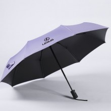 全自動雨傘 黑膠防曬遮太陽晴雨傘男女折疊自動傘 可定制LOGO