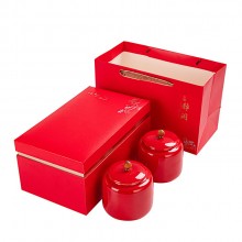 禮盒包裝茶葉罐套裝紅枸杞紅茶綠茶密封罐