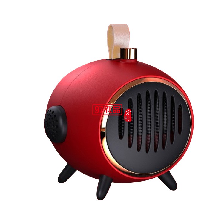 新年禮品KS-E002復古便攜暖風機正紅 暖風機 取暖器 