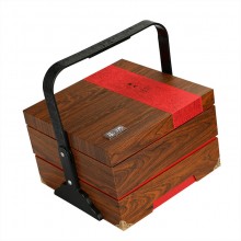 茶餅包裝盒空盒雙層提籃通版200克357克普洱茶餅禮盒包裝定制