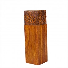 酸枝印章中式古典花紋紅木辦公用品雕刻木制工藝品