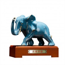 純銅大象擺件 辦公室家居裝飾送禮金屬銅大象工藝品批發
