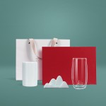 商務禮品江山玻璃杯套裝公司開業活動企業年會高端伴手禮茶具logo