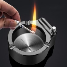 萬次火柴煙缸金屬不銹鋼個性煙灰缸定制LOGO