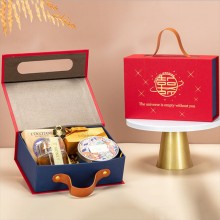 禮物盒空手提盒 復古創意新款禮盒 可以電子logo