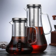 高硼硅玻璃咖啡壺冷萃咖啡壺咖啡具咖啡分享壺便攜式壺