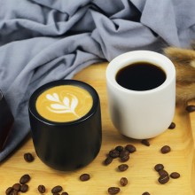 手沖咖啡杯 加厚陶瓷意式濃縮拿鐵咖啡杯冷萃咖啡對杯套裝