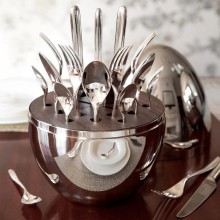 304不銹鋼餐具餐具24件套餐具套裝刀叉勺6人份禮品套裝