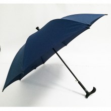 23寸老人禮品拐杖傘自動雨傘防滑可定制logo