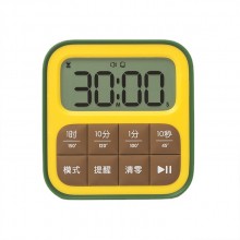 方塊水果計時器時鐘數顯鬧鈴提醒計時器