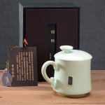 上汽大通定制哥窯茶杯 單杯茶具禮盒套裝 可定制logo
