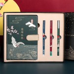 中國復古風文具禮盒套裝仙鶴手賬本