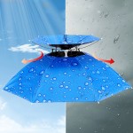 釣魚傘頭戴式帽子傘遮太陽傘防雨定制公司廣告促銷禮品