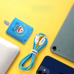 哆啦A夢 數據線+雙口20W快充充電器定制公司廣告禮品