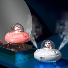 UFO雙噴加濕器 USB噴霧夜燈靜音臥室定制公司廣告禮品