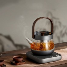 電熱水壺普爾煮茶壺辦公室小型煮茶器玻璃養生壺高檔商務禮品定制