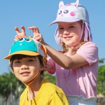兒童防曬帽夏天漁夫帽可愛太陽帽強防曬遮陽帽定制公司廣告禮品
