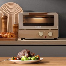 膳魔師（THERMOS）新品電烤箱12L摩卡棕定制公司廣告禮品