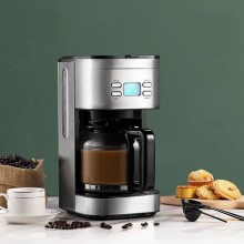 多功能咖啡機全自動美式滴漏咖啡機 ALY-KF121D定制公司廣告禮品