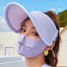 VVC夏季防曬口罩女版遮陽面罩防紫外線口罩輕薄定制公司廣告禮品