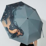 VVC晴雨傘兩用太陽傘迷你防曬兩用遮陽傘防紫外線女定制公司廣告禮品