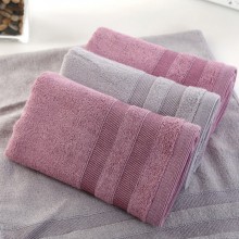 約克羅蘭竹纖維面巾禮盒毛圈舒適毛巾兩條裝定制公司廣告禮品